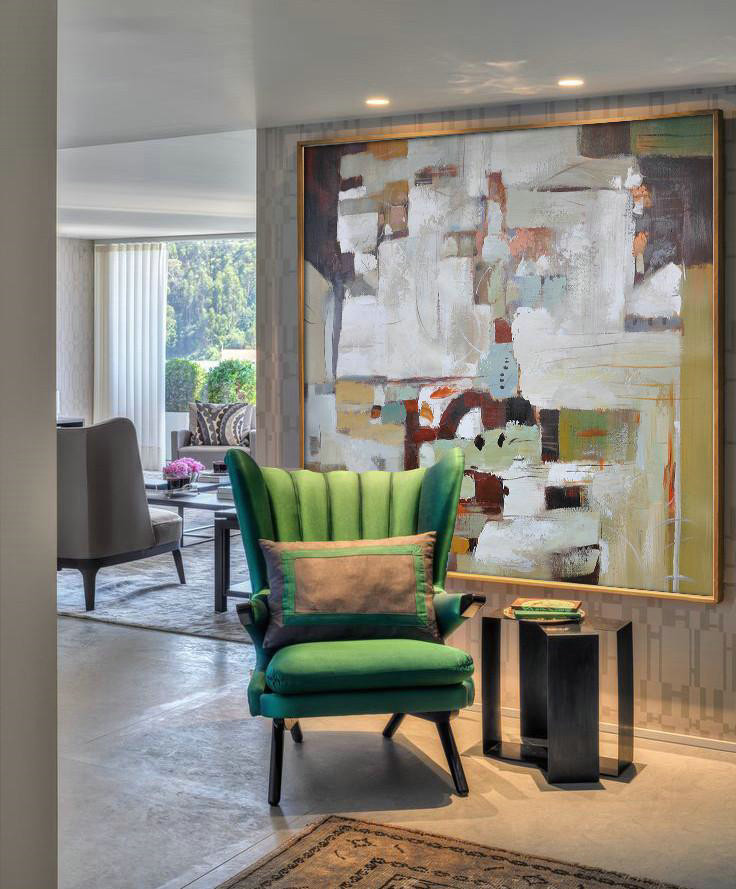 Large Abstract Art,Oversized Contemporary Art,Multicolor Abstract Painting,Brown,White,Red,Dark Green.etc